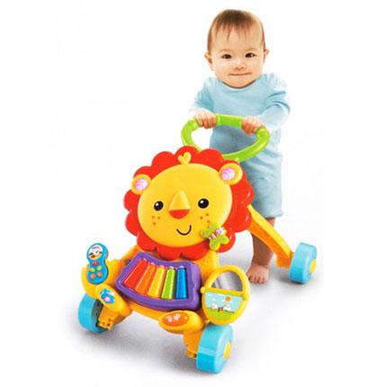 Игрушки для ребёнка от 9 до 12 месяцев: каталка